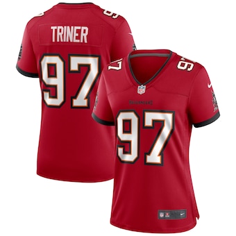womens nike zach triner red tampa bay buccaneers game jersey